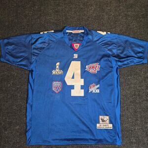 RARE. Mitchell & Ness New York Giants superbowl jersey. size XL mens